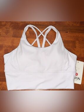 NWT OTOS White Strappy Sports Br #C00